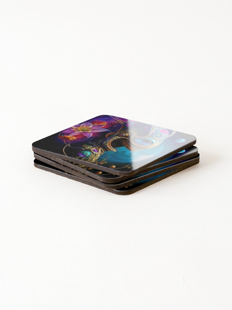 Thumbnail 4 of 5, Coasters (Set of 4), Transception. designed and sold by StHallow.