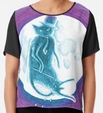 Cat Magician Chiffon Top