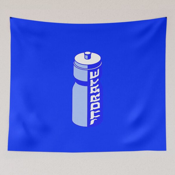 Item preview, ChaiDrate Blue Water Bottle Sticker designed and sold by MorahFish.