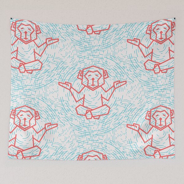 Item preview, Monkey meditation  designed and sold by Simo0455.