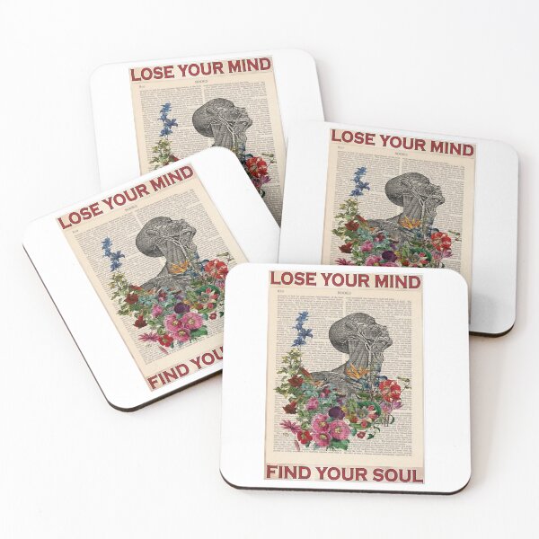 Item preview, Vintage Lose Your Mind Find Your Soul Poster Premium Scoop  designed and sold by MgPrint.