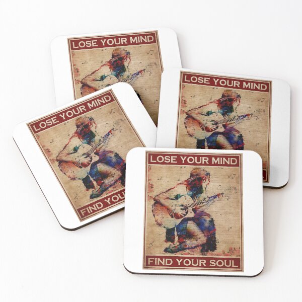Item preview, Vintage Guitar Player Lose Your Mind Find Your Soul designed and sold by MgPrint.
