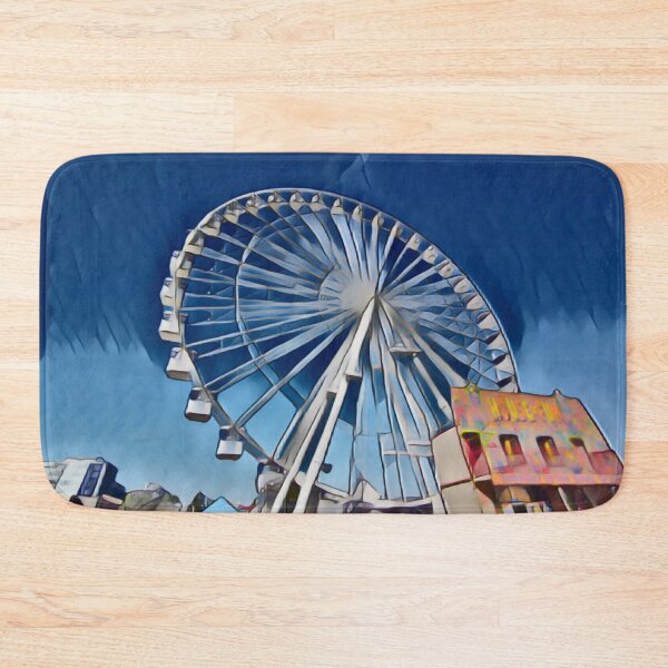 Item preview, Ferris Wheel In Retro Pop designed and sold by Fearless-Fox.