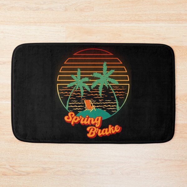 Item preview, Spring Break Retro Sunset Palm Tree Beach Ocean designed and sold by JohnnyP-Store.