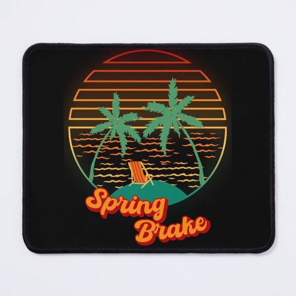 Item preview, Spring Break Retro Sunset Palm Tree Beach Ocean designed and sold by JohnnyP-Store.
