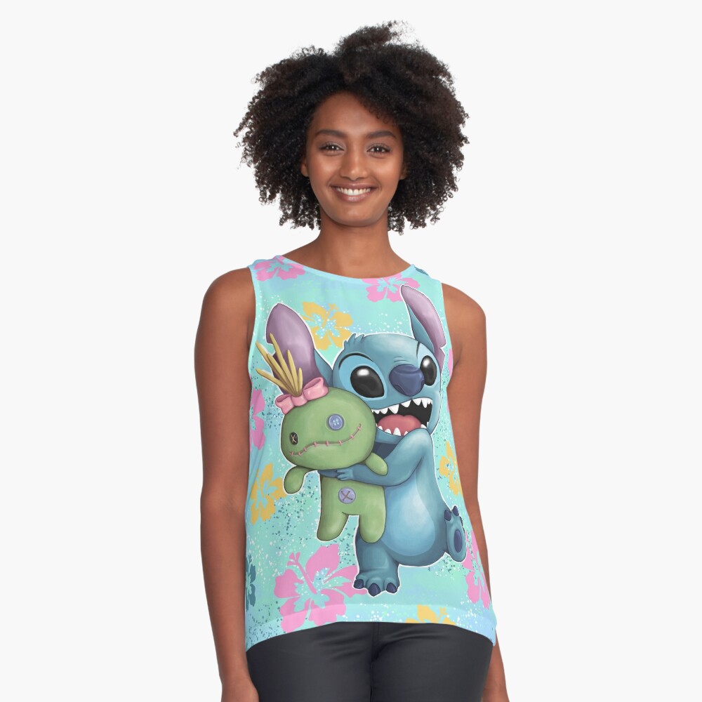 Women's Lilo & Stitch This Is Scrump Graphic Tee Athletic Heather Medium, Gray