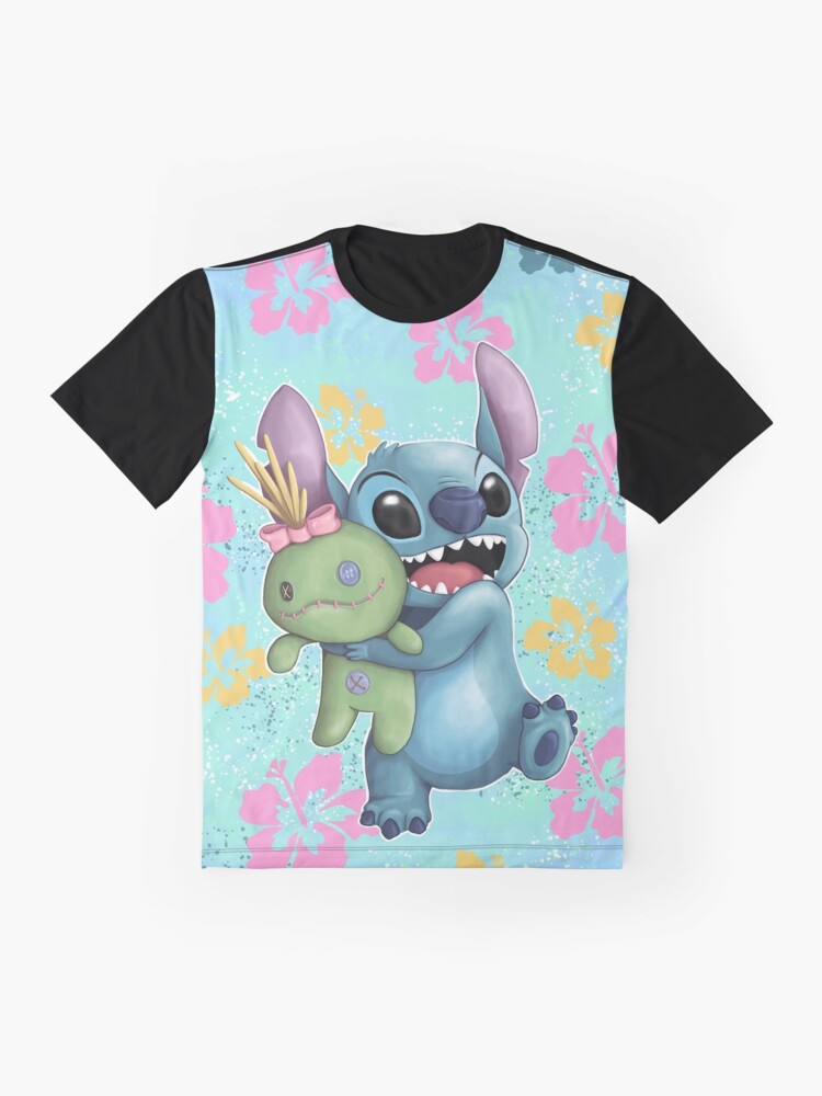 Stitch holding Scrump | Graphic T-Shirt