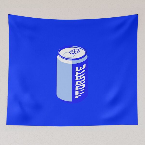 Item preview, ChaiDrate Blue Can Sticker designed and sold by MorahFish.