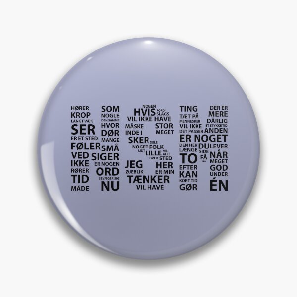 Item preview, NSM in Semantic Primes - Danish designed and sold by Hibouenverre.