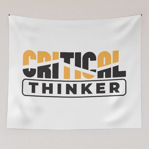 Item preview, Critical Thinker | Think For Yourself designed and sold by CatsCrew.