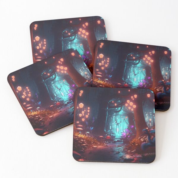Item preview, Fantasy forest designed and sold by Lateef Prints.