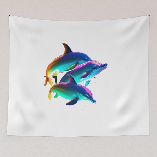Item preview, Wonderful and Beautiful Dolphins designed and sold by GloriousArtSKD.