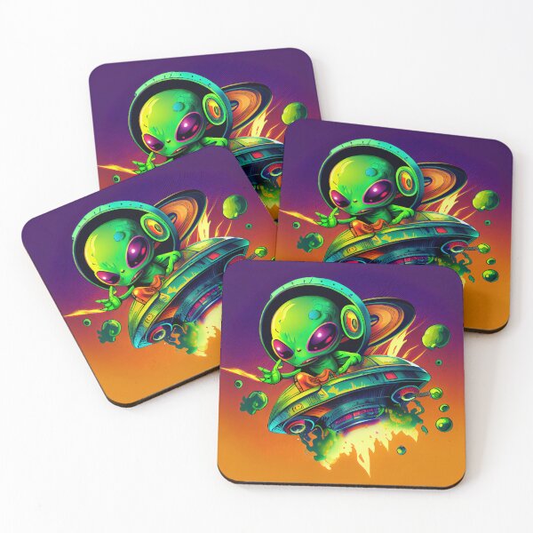 Item preview, Alien Hip Hop Adventure designed and sold by Arcult-Stickers.