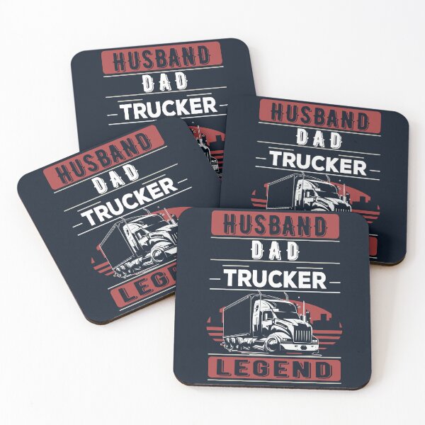Artikelvorschau, Ehemann Vater Trucker Legende entworfen und verkauft von HB Shirts.