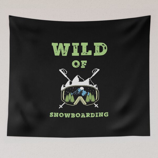 Item preview, Wild of Snowboarding designed and sold by SlimAwayhaha.