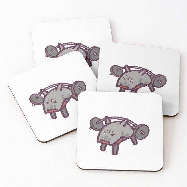 Item preview, Cute Gym Cat Bench Pressing designed and sold by ThumboArtBumbo.