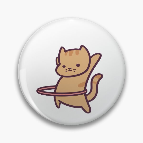 Item preview, Cute Hula Hoop Kitten designed and sold by ThumboArtBumbo.