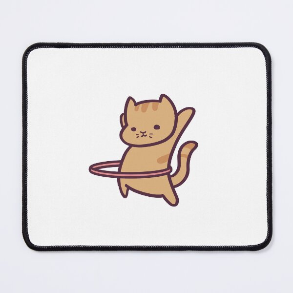 Item preview, Cute Hula Hoop Kitten designed and sold by ThumboArtBumbo.
