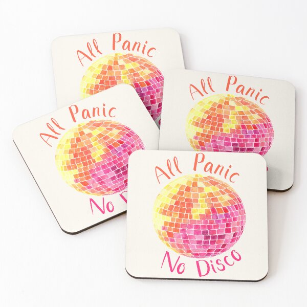 Item preview, All Panic No Disco Ball - Orange & Magenta  designed and sold by Rebecca-Memmott.