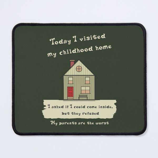 Item preview, Today I visited my childhood home ... designed and sold by SolidEarthArt.
