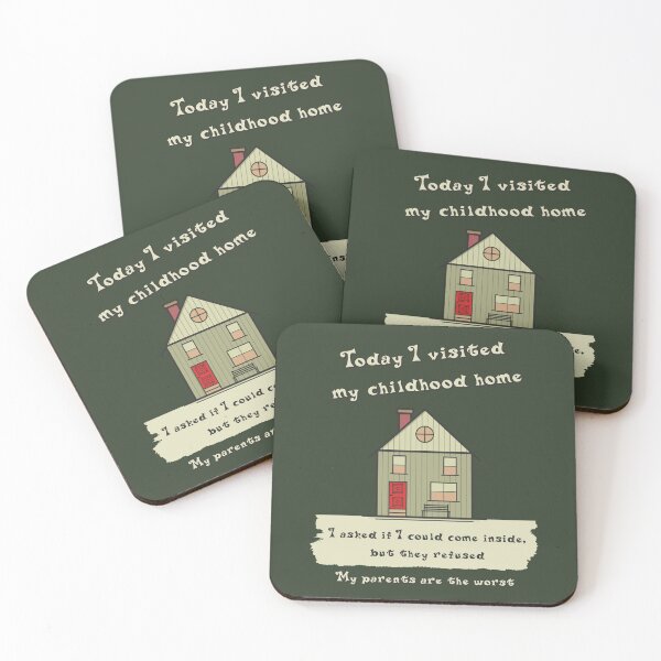 Item preview, Today I visited my childhood home ... designed and sold by SolidEarthArt.