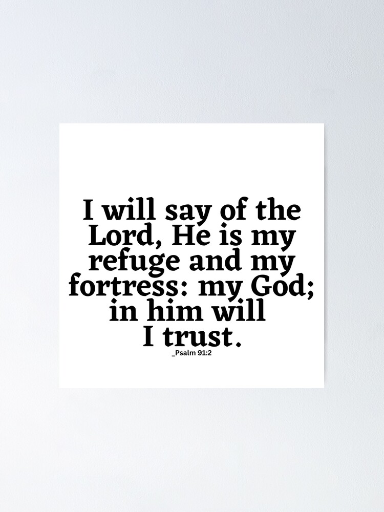 Salmo 91:2 - Bíblia