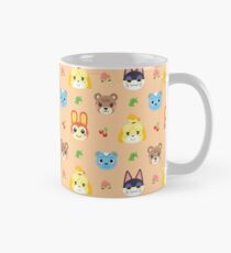 Animal Crossing Pattern - Peach Mug
