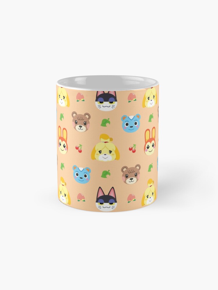Alternate view of Animal Crossing Pattern - Peach Mug
