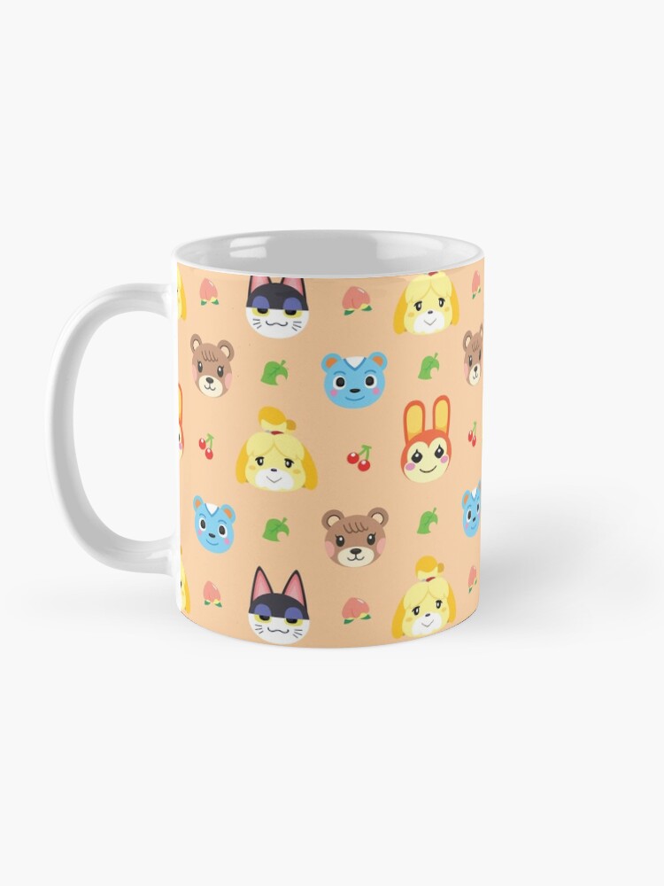 Alternate view of Animal Crossing Pattern - Peach Mug