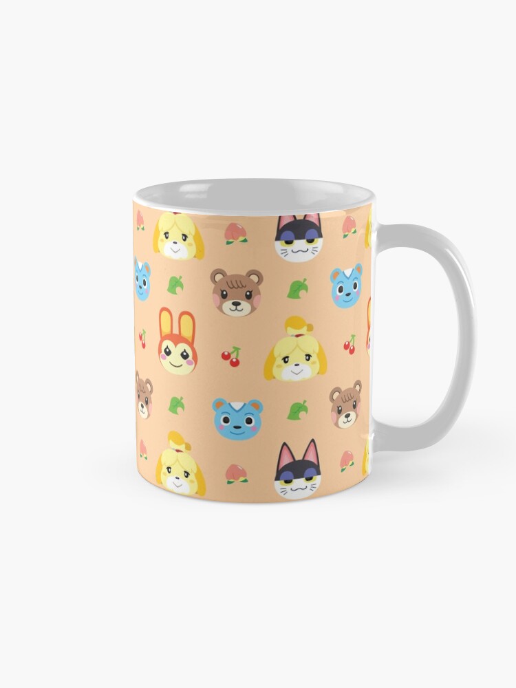 Alternate view of Animal Crossing Pattern - Peach Mug