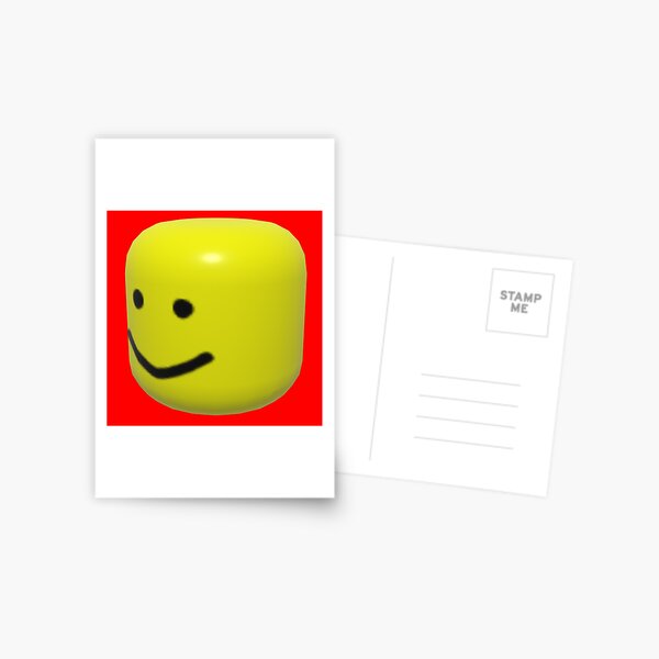 Oof Postcard By Only1bigboy Redbubble - roblox oof in reverse youtube