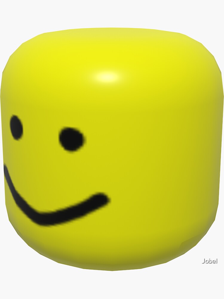 Roblox Smile Stickers Redbubble - roblox smile face decal
