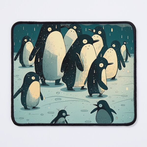 Item preview, penguins on the banquise designed and sold by artyficial-.