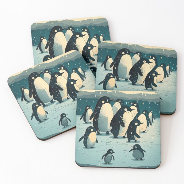 Item preview, penguins on the banquise designed and sold by artyficial-.