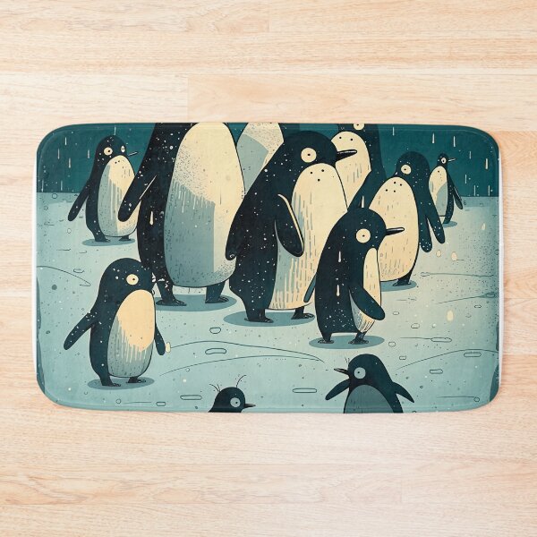 Item preview, penguins on the banquise designed and sold by artyficial-.