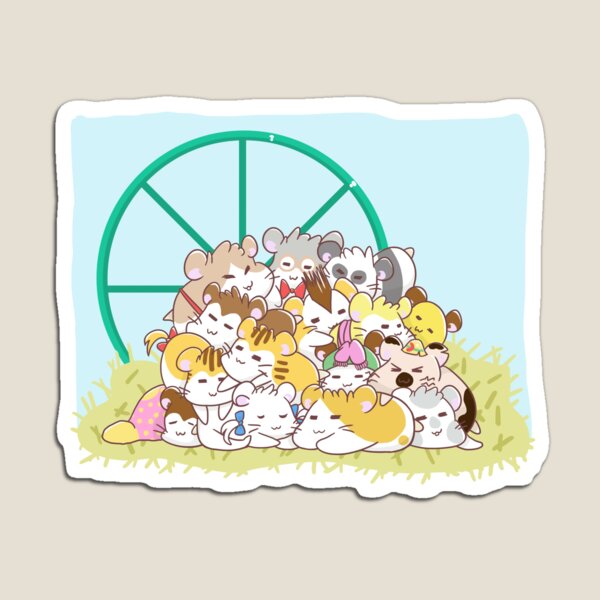 it's hamtaro time Magnet