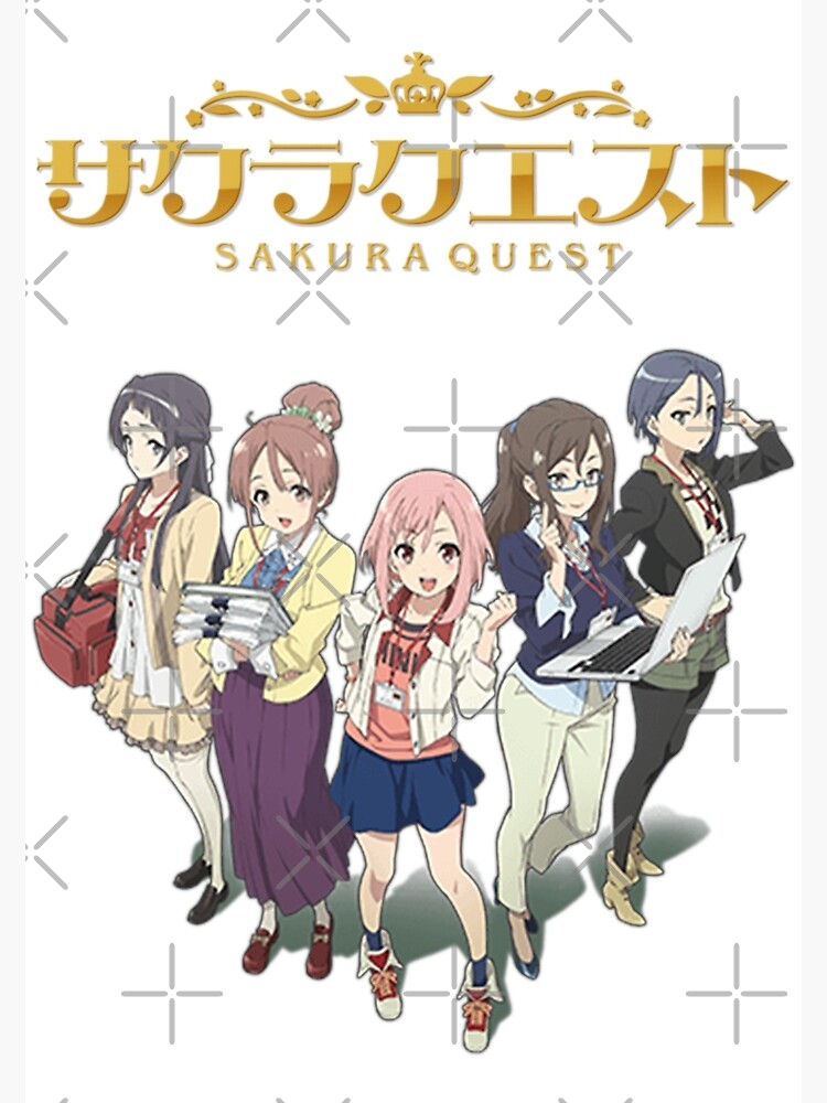 Sakura Quest Greeting Card By Hesona Redbubble