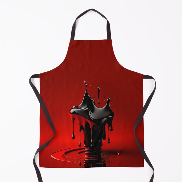 Item preview, Black blob on a red background designed and sold by Simone Davino.