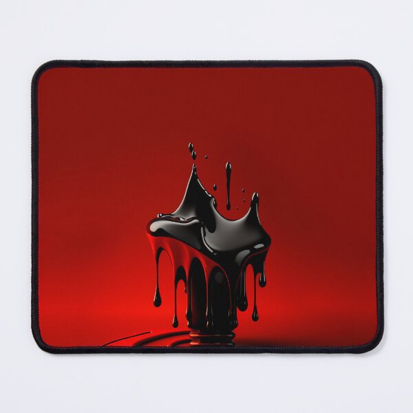Item preview, Black blob on a red background designed and sold by Simone Davino.