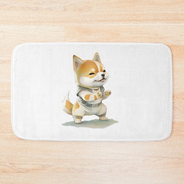 Item preview, Cute little Martial Artist Shiba Inu Puppy designed and sold by LickALemon.