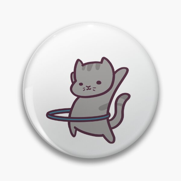Item preview, Cute Hula Hooping Cat designed and sold by ThumboArtBumbo.
