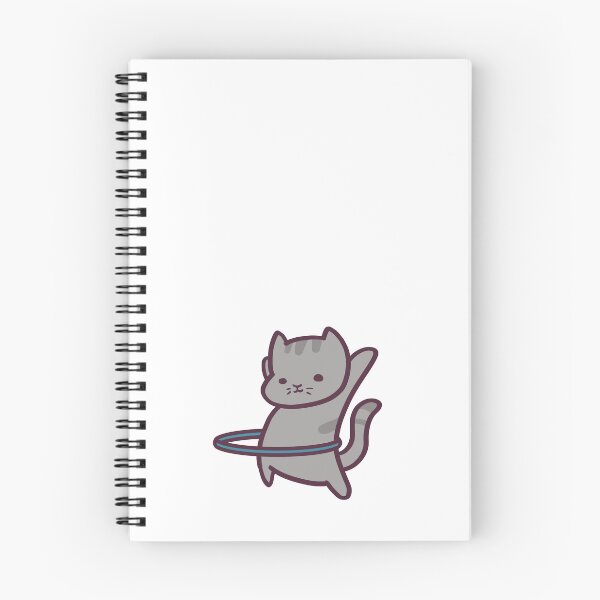 Item preview, Cute Hula Hooping Cat designed and sold by ThumboArtBumbo.