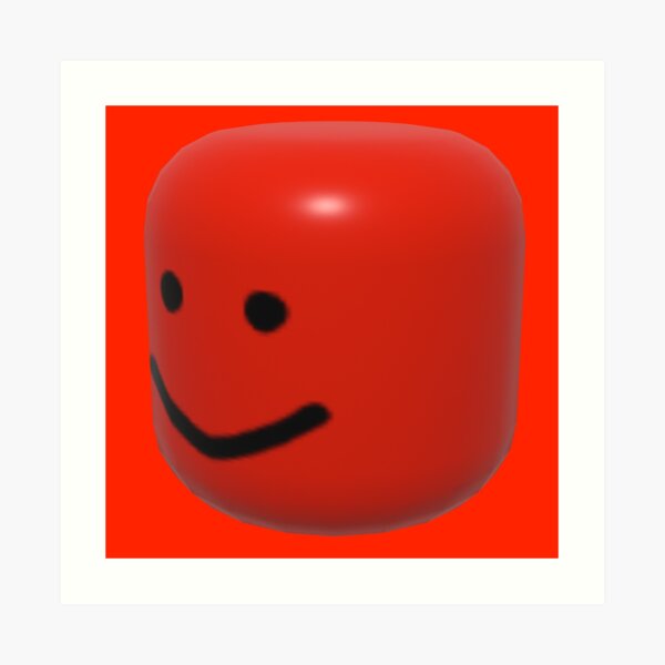 Noob Roblox Funny Cringe Got Em Emoji Art Print By Franciscoie Redbubble - roblox emoji meme