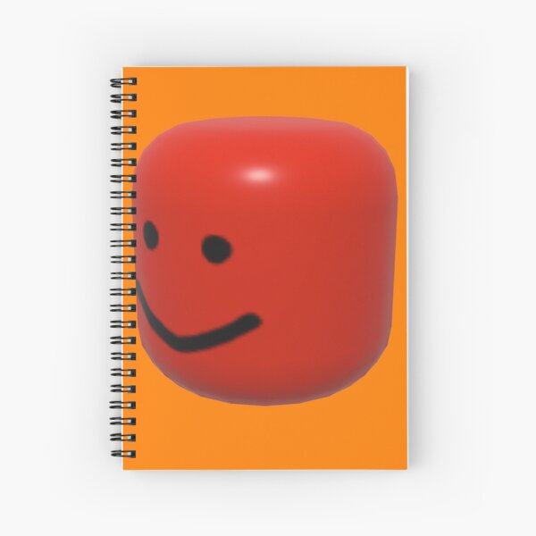 Roblox Hat Spiral Notebooks Redbubble - this is a joke roblox bighead biggerhead glitch