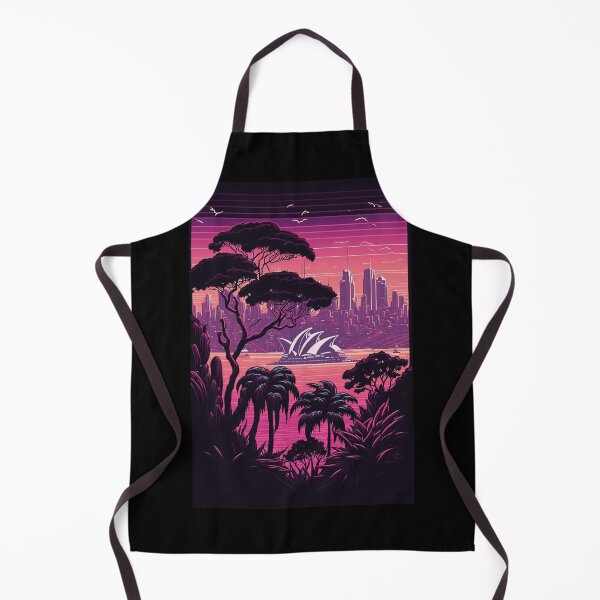 Item preview, 80s Synthwave cyberpunk Australia Sydney designed and sold by RESToRAPTOR.