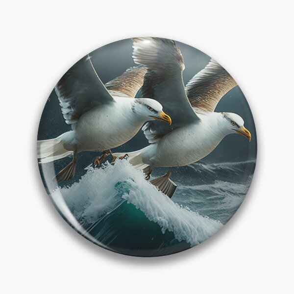 Item preview, seagulls on a wave designed and sold by artyficial-.
