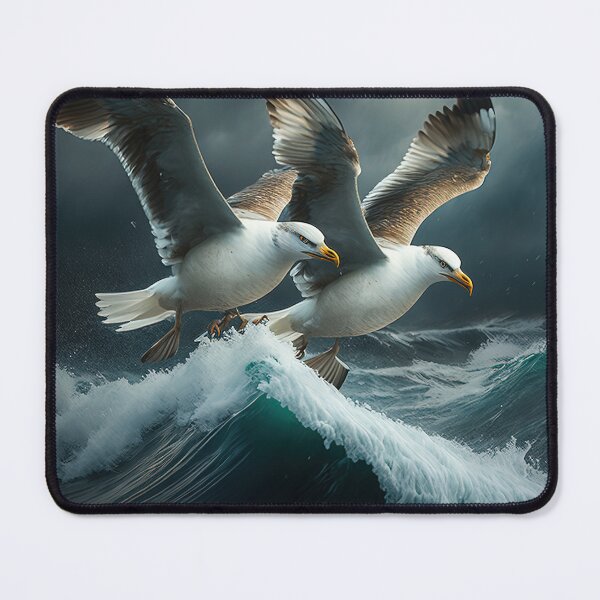 Item preview, seagulls on a wave designed and sold by artyficial-.
