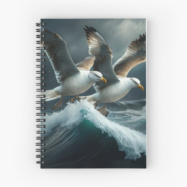 Item preview, seagulls on a wave designed and sold by artyficial-.