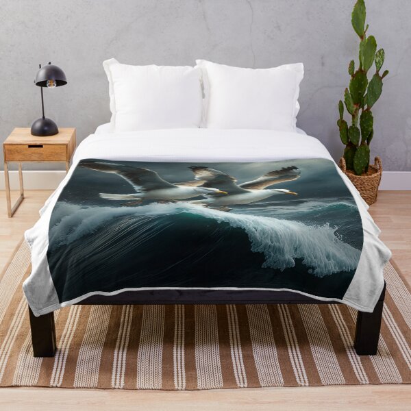 Item preview, seagulls on a wave designed and sold by artyficial-.