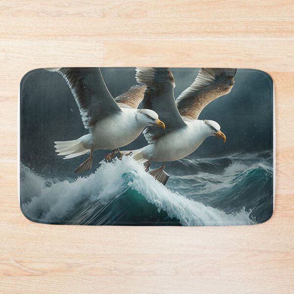 Item preview, seagulls on a wave designed and sold by artyficial-.